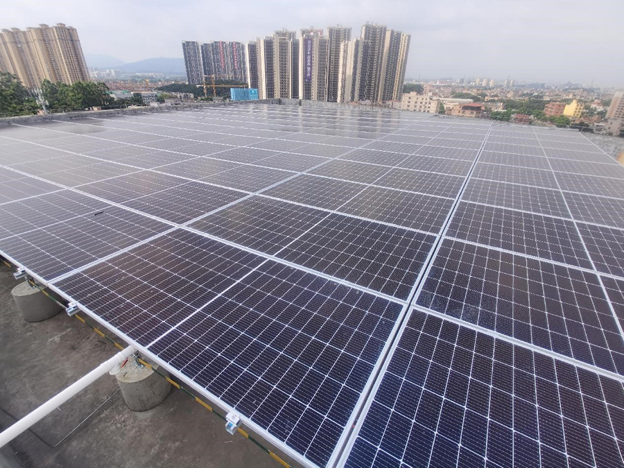 东莞辉源科技园屋顶光伏项目：装机容量618.75KWP